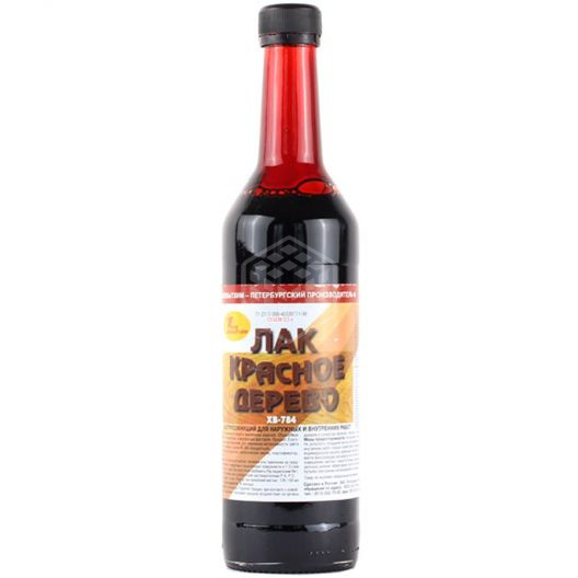 Лак ХВ-784 красное дерево 0,5л НБХ (1уп-12шт)