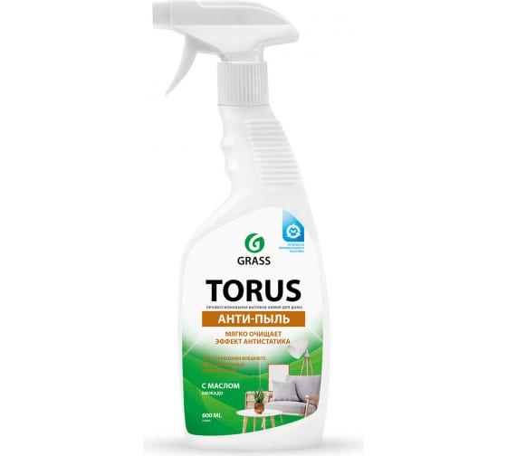 Очиститель-полироль для мебели 600г TORUS (1уп-12шт) 219600
