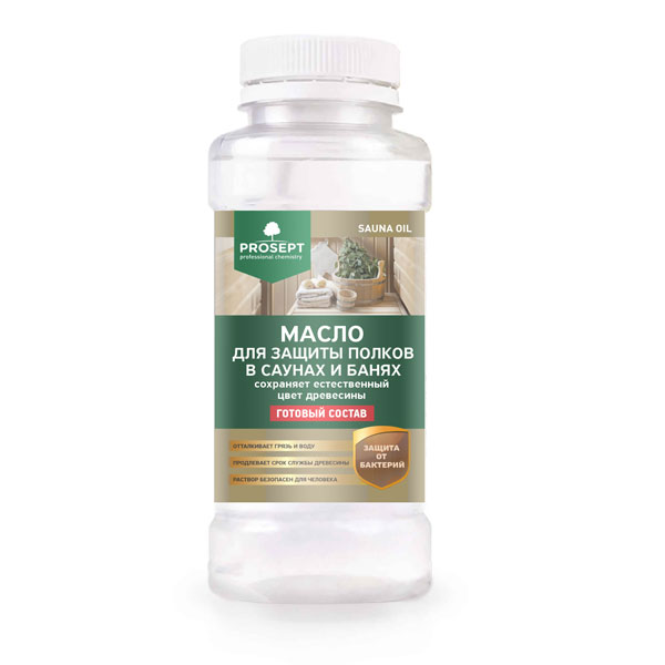 Масло для защиты полка 0,25л PROSEPT SAUNA OIL