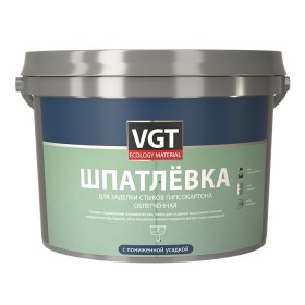 Шпатлевка облегченная для заделки стыков ГКЛ (с пониженной усадкой) 3кг ВГТ (1уп-4шт) 37955  