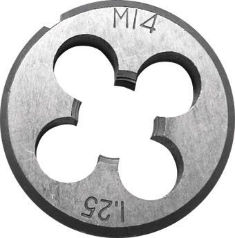 Плашка  М6х1,0мм метрическая. легированная сталь FIT 70823