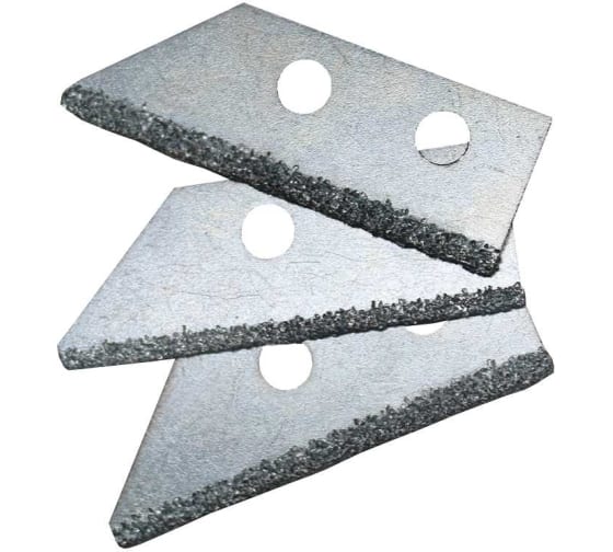 Лезвие сменное 2+2+2мм на скребок для расшивки швов DECOR 113-004