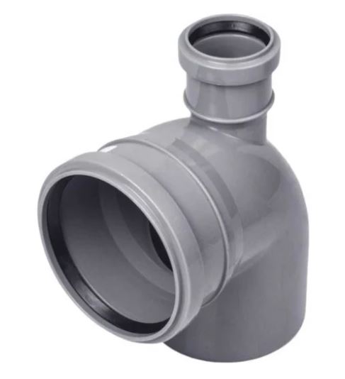 Отвод 110х50мм 87 град. фронт-вверх VALFEX 23125150