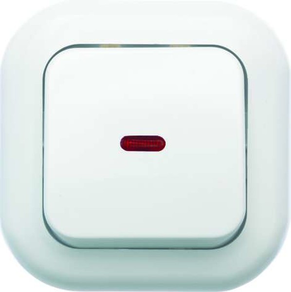 Выключатель 1СП белый с инд. С16-068 6А IP20 Валентина Кунцево 220106