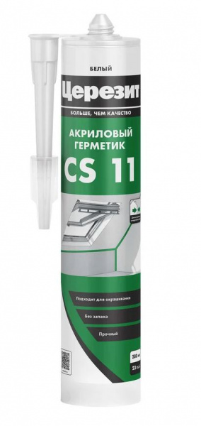 Герметик акриловый белый 280мл CS11 Церезит 1997783