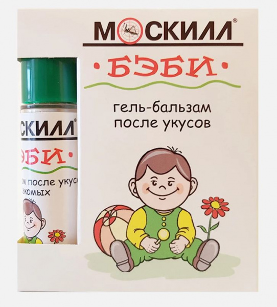 Гель-бальзам после укусов насекомых Москилл Детский Roll-on 12мл  