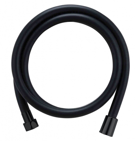 Шланг для душа 1,5м армированный черный VODA VDSR150Black