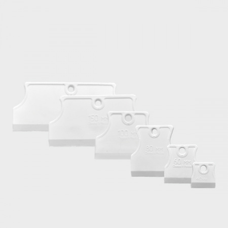Набор шпателей резиновых для затирки швов 40, 60, 80мм White Edition Decor 308-0009
