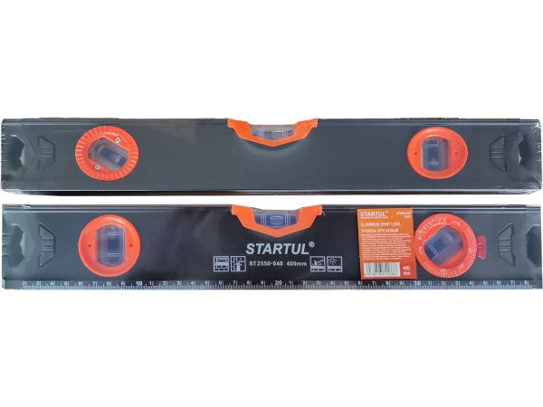 Уровень  400мм фрез.пов., 1пов гл., линейка STARTUL PROFI ST2550-040