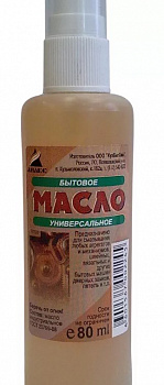 Масло смазочное бытовое 80мл с помповым дозатором Анлес (1уп-50шт)	