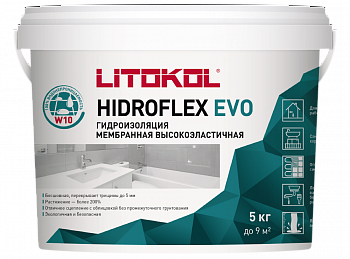 Мастика гидроизоляционная 5кг ГИДРОФЛЕКС LITOKOL