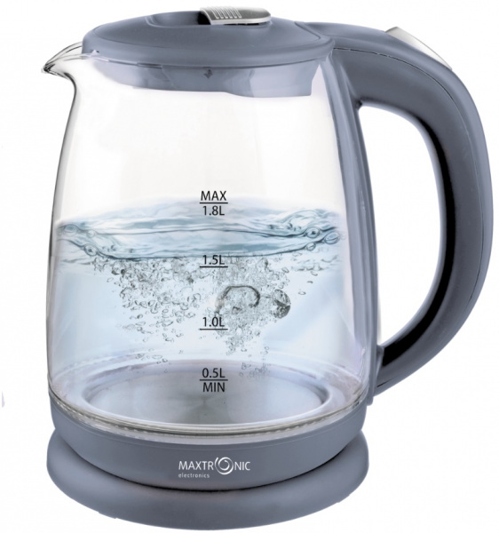 Чайник стекло 1800Вт 1,8л стекл.корп. MAXTRONIC MAX-410