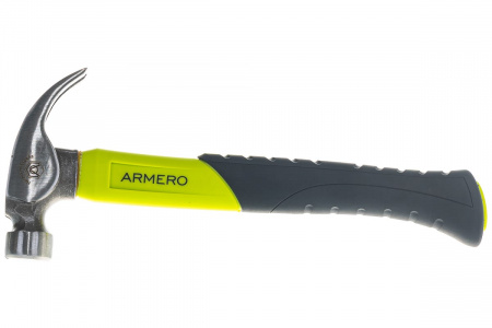 Молоток-гвоздодер 600г фибергласс ARMERO А630/260