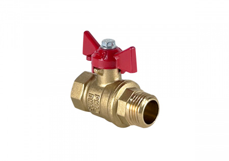 Кран шаровый 3/4 г/ш бабочка латунный VALFEX VF.218.LB1.034.DP