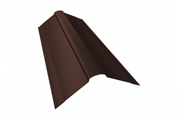 Конек плоский 145х145х2000 0,4 RAL8017 шоколад