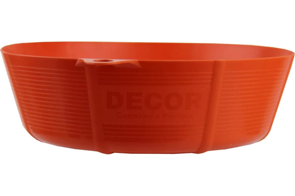 Емкость для гипса 0,67л G1 низкая оранжевый Decor 670-0067