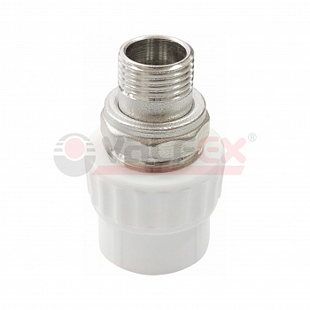 Муфта комби переходная с американкой для радиатора 20х1/2 НР VALFEX 10159020