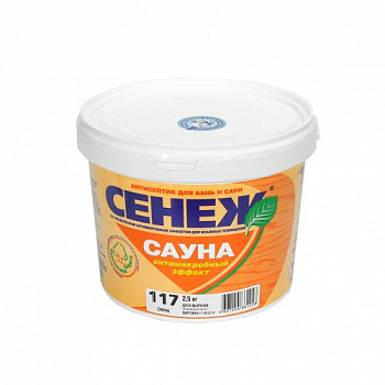 Антисептик Сауна 117 2,5кг СЕНЕЖ 