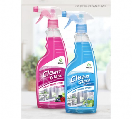 Очиститель для стекол и зеркал 600мл Clean Glass В АССОРТИМЕНТЕ (1уп-12шт) 125241/125247