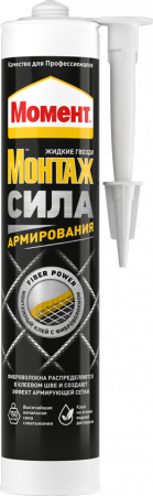 Клей Момент Монтаж Сила Армирования светло-серый 400г (1уп-12шт) 