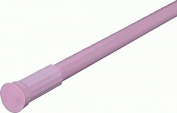 Карниз для ванной комнаты 110-200см розовый INTERLOCK MELODIA Mcr-00004 28385