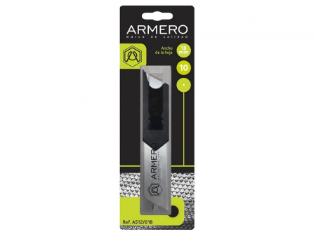 Лезвия для отрезного ножа 18мм (1уп-10шт) Armero А512/018