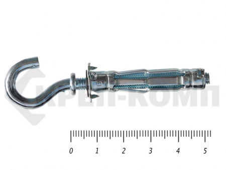 Дюбель МОЛЛИ 6х52 сталь с крюком RO (1уп-50шт)