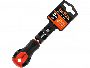 Отвертка SL 4х 38мм шлица двухкомп. рукоятка Anti-Slip SL STARTUL MASTER ST3092-430