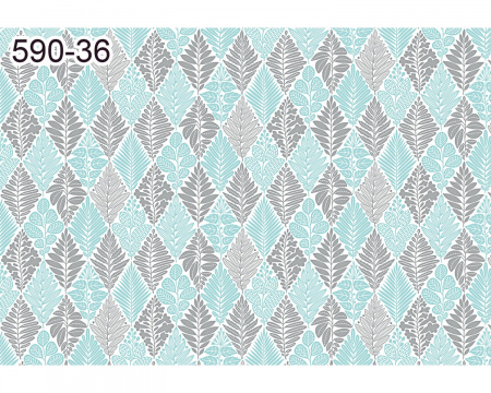 Клеенка столовая ткан.основа с ПВХ 1,25х25м 590/36 