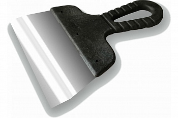 Шпатель 250мм фасад. нерж. с пласт. ручкой Black Edition DECOR 311-0250