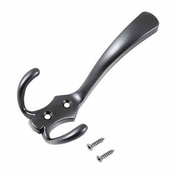 Крючок-вешалка 3-х рожковый 306 A BL мат. черный StahlBuro 946901
