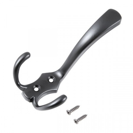 Крючок-вешалка 3-х рожковый 306 A BL мат. черный StahlBuro 946901