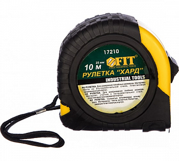 Рулетка 10м 25мм Хард FIT 17210