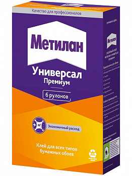 Клей для обоев бумажных и виниловых 150г Метилан Универсал Премиум (1уп-24шт) 