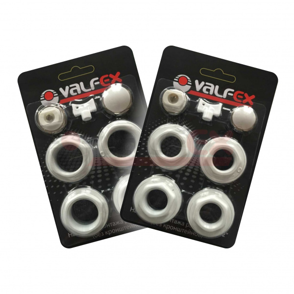 Комплект универ. для радиатора 1х1/2 с без кронш. VALFEX AD-1001 1/2