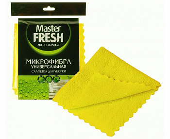 Салфетка для уборки микрофибра 30*30см 250гр./м.кв. Master Fresh С0005995