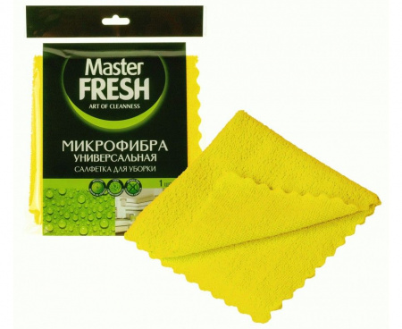Салфетка для уборки микрофибра 30*30см 250гр./м.кв. Master Fresh С0005995