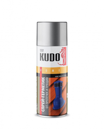 Спрей герметизирующий черный 520мл KU-H302 KUDO (1уп-6шт)