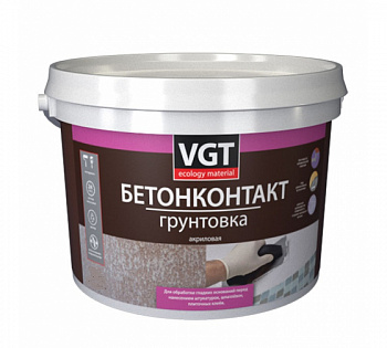 Грунтовка Бетонконтакт белая ВДАК-0301 8кг ВГТ 7595 