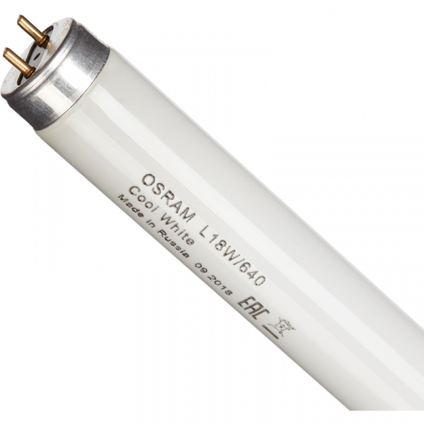 Лампа линейная люминесцентная ЛЛ 18вт L 18/640 G13 белая Osram 4008321959652 LEDVANCE