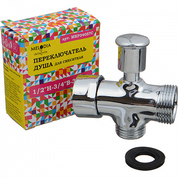 Дивертор кнопка Melodia MKP34057C 34057
