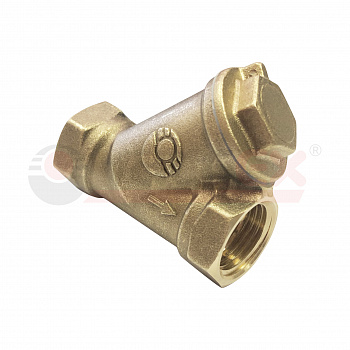 Фильтр косой 1/2 г/г латунный под пломбу VALFEX VF.192.L00.012