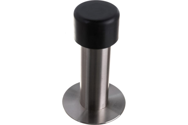 Ограничитель дверной Apecs 85мм DS-0009-INOX черный