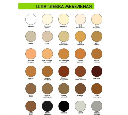Шпатлевка мебельная орех 55г