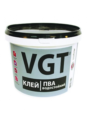 Клей ПВА водостойкий 1кг ВГТ (1уп-6шт) 18635 