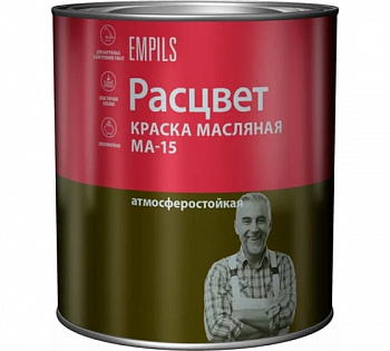 Краска МА-15 белая 2,7кг Расцвет (1уп-6шт) 6020 