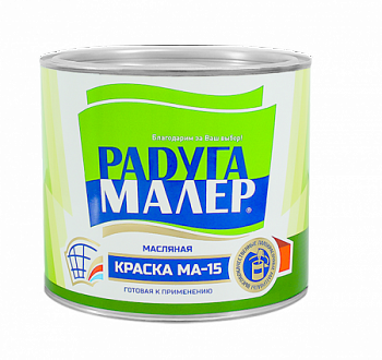 Краска МА-15 белая 1,9кг Радугамалер (1уп-6шт)